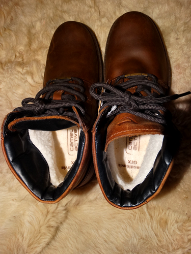 CAMEL active GTX SCANDINAVIA Herren Echtleder Leder Stiefel Snür Boots 6,5 Braun - Bild 7 von 13