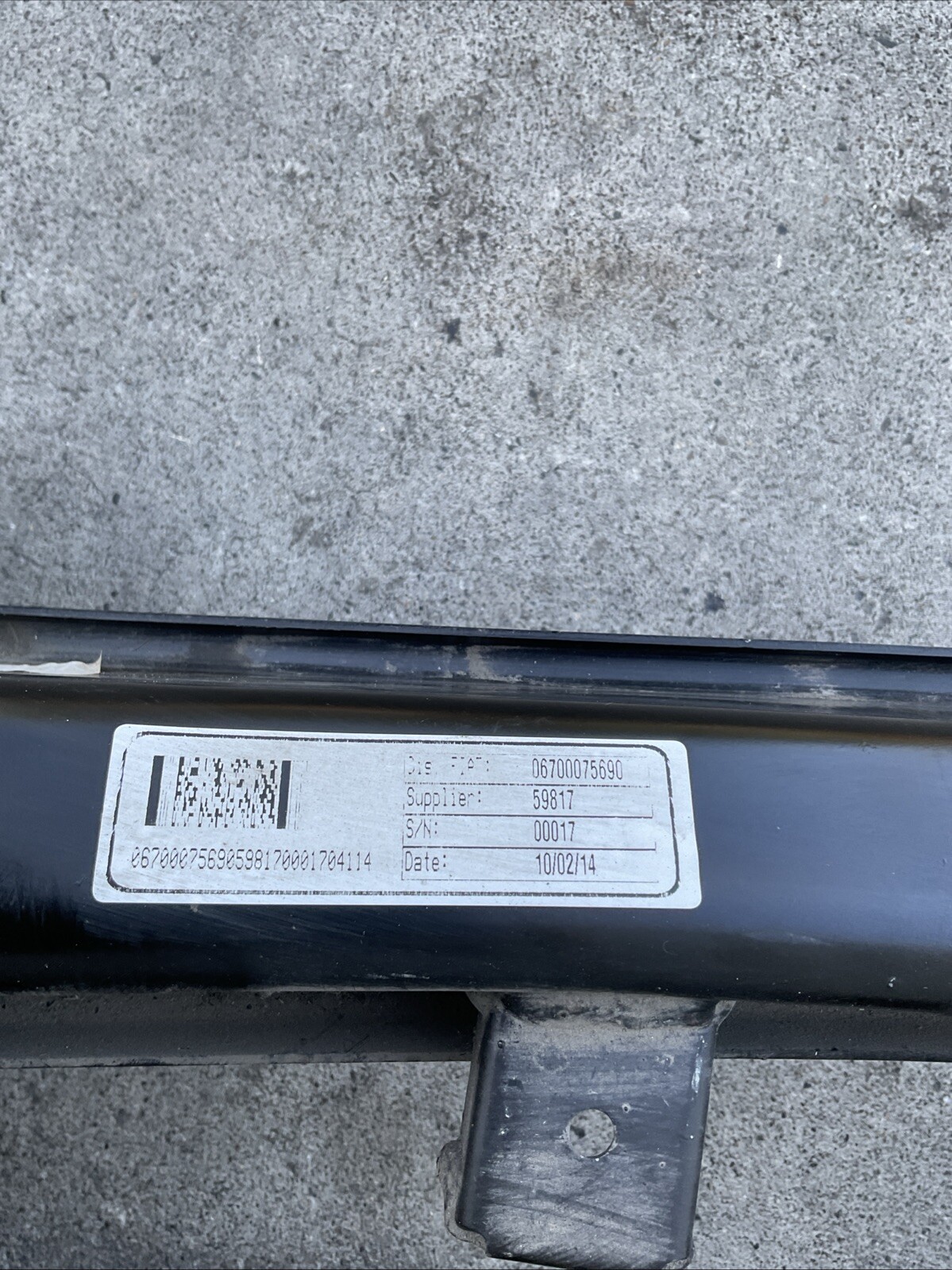 14-24 MASERATI QUATTROPORTE REAR SUBFRAME UNDERCARRIAGE CROSSMEMBER OEM 19K