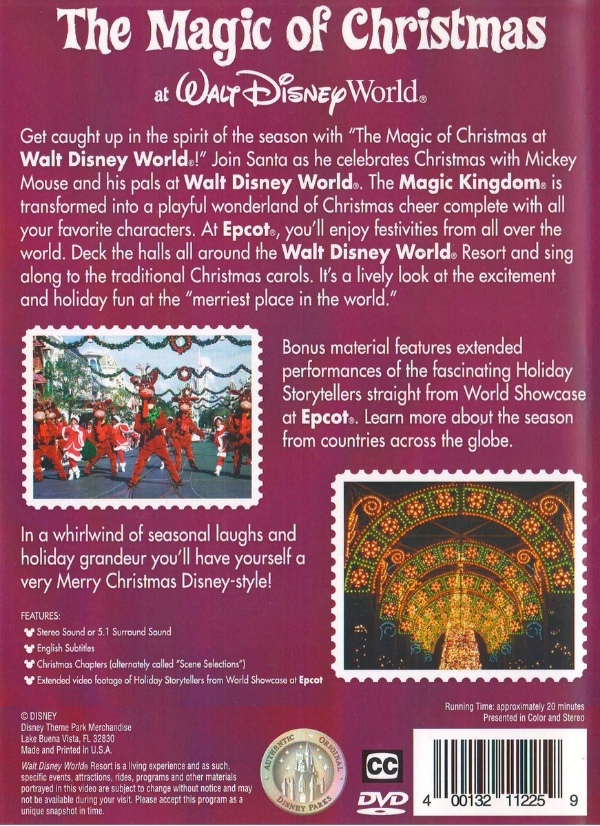 The Magic of Christmas at Walt Disney World [DVD] | eBay