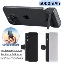 5000mAh Mini Power Bank Portable External Battery Charger For iPhone 14 15 16 12