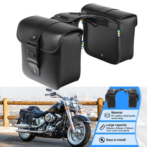 Motorcycle Saddle Bags For Harley Sportster XL 883 XL 1200 Side Tool