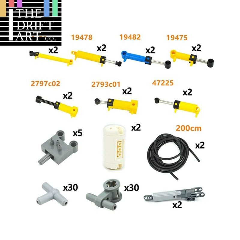 Technic Parts for Lego Kits Pneumatic Kit With Air Pump Car Building Blocks Sets