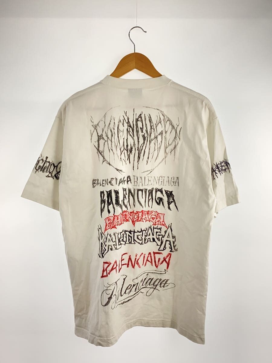 新品 BALENCIAGA Tシャツ XS BALENCIAGA T-SHIRT XS COTTON White PRINT 641675 Used | eBay
