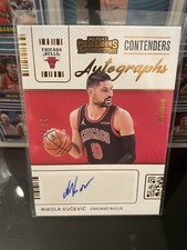 2021-22 Panini Contenders Bronze /25 Nikola Vucevic #CA-NVC Auto