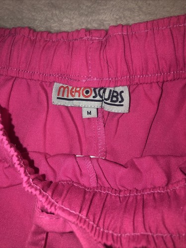 Metro Scrubs Women Elastic Waist Pink Size Medium - Picture 2 of 8