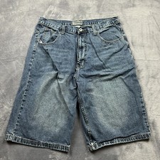 Route 66 Shorts Mens Tag Size 36 Blue Denim Jorts Cotton High Rise Medium Wash