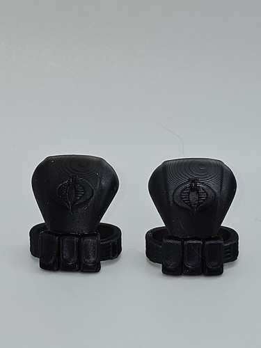 3d Printed FLEXIBLE COBRA SHOULDER ARMOR 1:12 GI Joe Classified/Marvel Legend - Picture 4 of 4