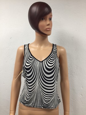 Top Lise Charmel schwarz/weiß Größe S Made in France