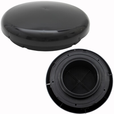 Dachlüfter Pilzlüfter Fliegenschutz Wohnwagen Wohnmobil Caravan Boot schwarz 3tl