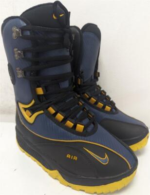 NIKE AIR MERU SNOWBOARDSCHUHE MED DENIM/GOLD LEAF UK7,5 US8,5 EU42 865014 471
