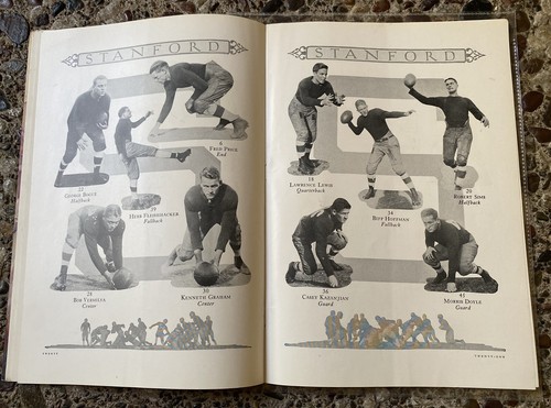 RARE 1926 CAL VS STANFORD “BIG GAME” FOOTBALL PROGRAM - Picture 11 of 18