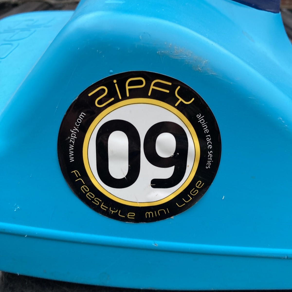 Used Zipfy Blue #09 Zippy Freestyle Mini Luge Sleigh Alpine Race