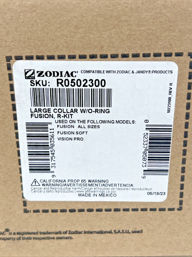 Collar grande Zodiac R0502300 con junta tórica de repuesto para Select Zodiac Nature2 - Imagen 2 de 4