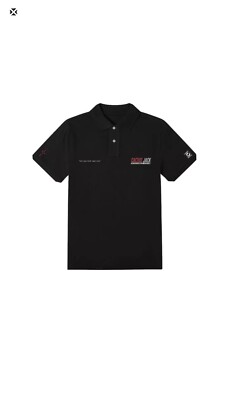 Travis Scott Cactus Jack Polo Black Large Astroworld CJ Merch Button Up