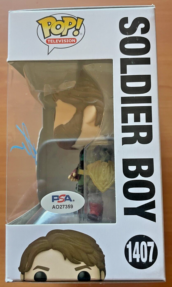 Jensen Ackles Signed Autographed Funko Pop 1407 Soldier Boy PSA/DNA COA