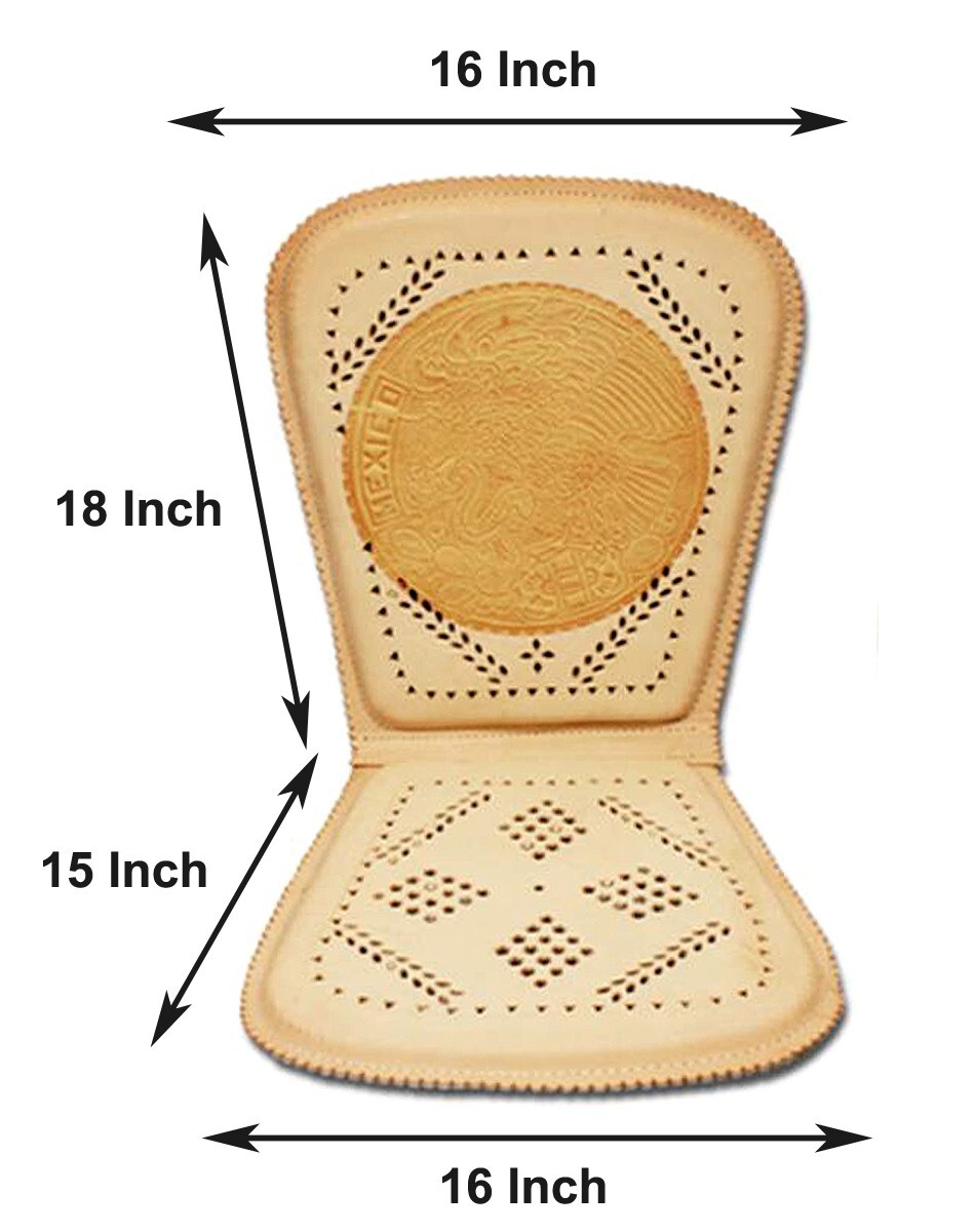 Car Truck Office Chair Genuine Mexican Cowhide Leather Horse Shoe Seat Cushion Car Truck Office Chair Genuine Mexican Cowhide Leather Horse Shoe Seat Cushion