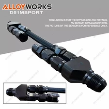 Flex Fuel Sensor Bypass Splitter Flexfuel -8 AN In Out LS CTSV E85 NO Sensor