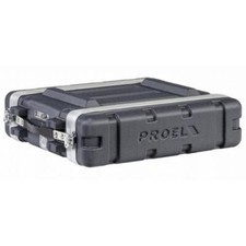 Proel FOABSR2UM flight case Rack a 2 unità in polietilene