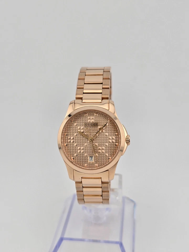 Reloj Gucci G-Timeless para mujer tono dorado de acero inoxidable - YA126567 ($1010 precio de venta sugerido por el fabricante) Foto 2 de 4