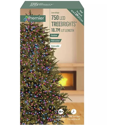 Premier 1000 LED MultiAction TreeBrights Christmas Tree Lights eBay