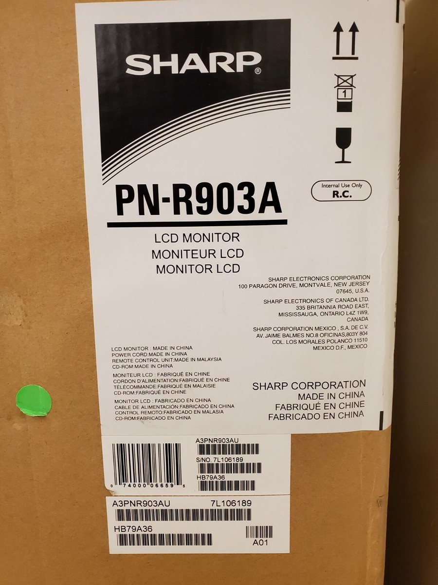 Sharp PN-R903A 90 Sharp PN-R903A 90