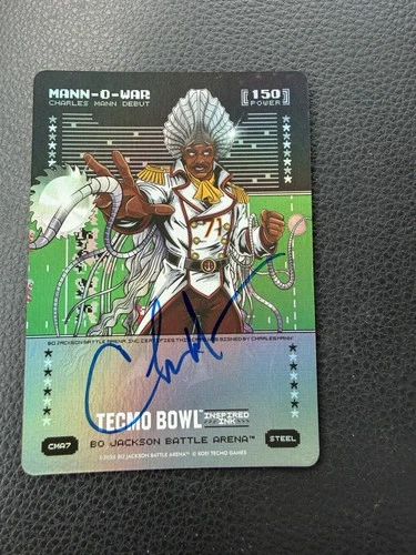 Bo Jackson Battle Arena Tecmo Bowl MANN-O-WAR CHARLES MANN Deput Auto Steel