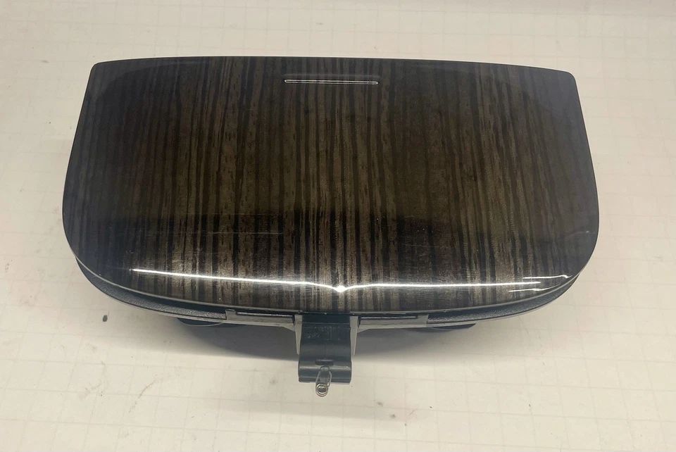 🥤01-06 Acura MDX Center Console Cup Holder Cupholder Zebra Woodgrain 2001-2006 - Image 2 of 4