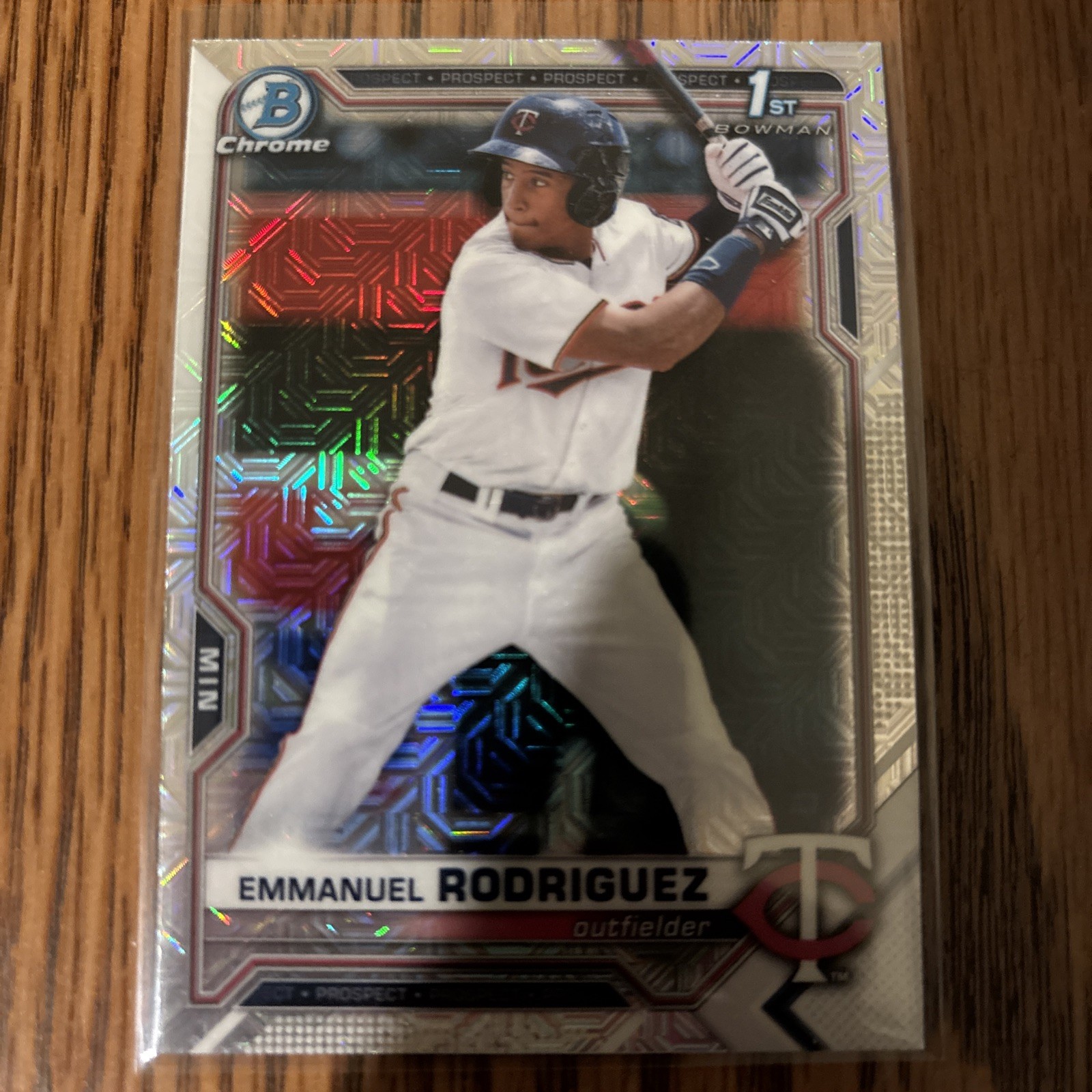 2021 Bowman Chrome - Prospects Emmanuel Rodriguez #BCP-207 Mojo Refractor (RC)