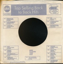 45 RPM Company logo sleeves-ABC PARAMOUNT -oldies