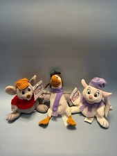 Plush Set From The Disney Movie Rescuers. Incudes Bernard, Bianca, And Orville