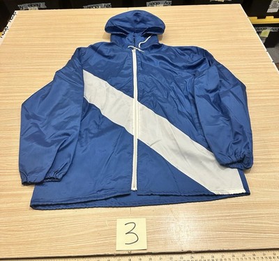 Vintage Empress Flag Jacket Windbreaker Blue Size XL