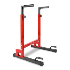 ProsourceFit Power Dip Station Adjustable Height Upper Body Equipment for Hom...
