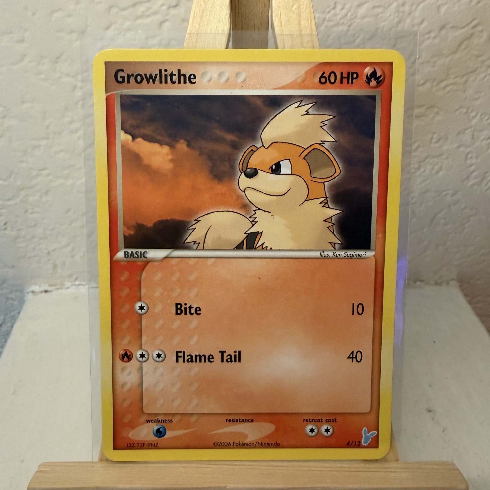 Growlithe 4/12 EX Trainer Kit: Minun Half Deck Pokemon TCG