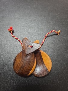 Vintage Wooden Castinettes Exc Cond