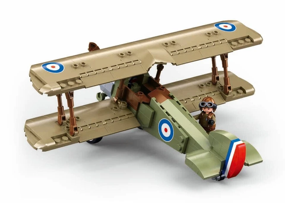 SLUBAN B1293 - ModelBricks - WW1 - Sopwith Camel Fighter - 293 Pcs - Image 2 of 4
