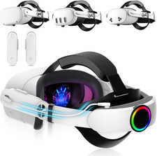 10000Mah Head Strap with Battery Compatible with Meta/Oculus Quest 2/3/3S, 20W F
