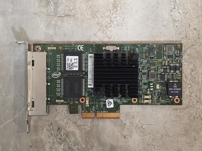 Dell I350-T4 Intel Quad(4)-Port Ethernet Server Network Adapter Card P/N -T34F4