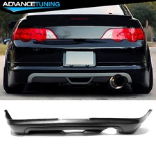 Fits 02-04 Acura RSX DC5 Mugen Style Rear Bumper Lip Diffuser Lower Spoiler PU