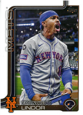 2025 Topps Flagship Collection - Oversized Box Toppers OSP-1 Francisco Lindor