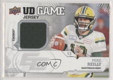 2019 Upper Deck CFL UD Game Jerseys Mike Reilly #GP-MR 0gd2