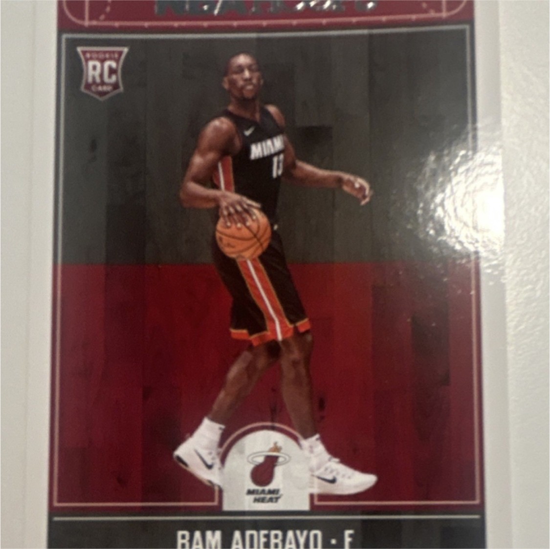 Panini 2017-18 NBA Hoops Bam Adebayo Rookie #264 Miami Heat Basketball Card