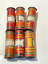 Vintage 1970's Lot of 6 Exposed Mystery Used 120 Film - Rochester, NY Kodak