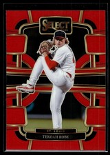 Tekoah Roby 2024 Panini Select Red Prizm Card /149 #94