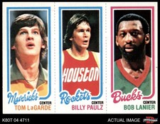 1980 Topps Tom LaGarde / Billy Paultz / Bob Lanier 69 / 109 / 150 8 - NM/MT