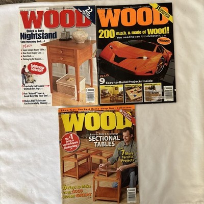 Wood Work Magazines (3) 2008
