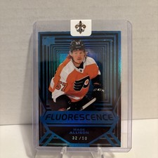 2021-22 UPPER DECK HOCKEY SERIE FLUORESCENCE BLUE #FL-27 WADE ALLISON 32/50