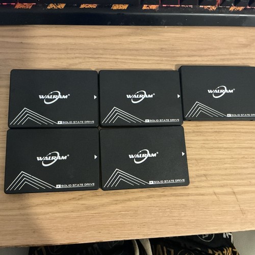 Walram 2,5" SATA III SSD Solid State Drive 256GB - Schwarz - High Speed & Zuverlässig