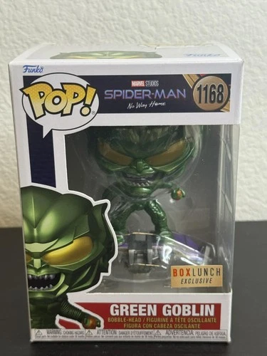 New ListingFunko Pop! Green Goblin #1168 Spider-Man No Way Home BoxLunch Exclusive Metallic