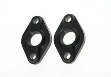 Meziere Enterprises BBC Water Pump Port Adapters - Black (2pk)