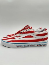 Vans x Where\'s Waldo? Old Skool International Stripes Men\'s 9.5 White Red Shoes Where main image 3